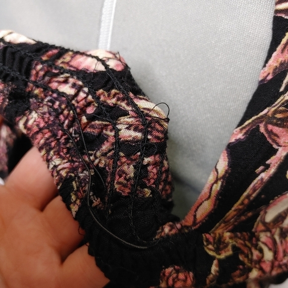 ANGIE Floral Boho Romper M - Picture 7 of 14